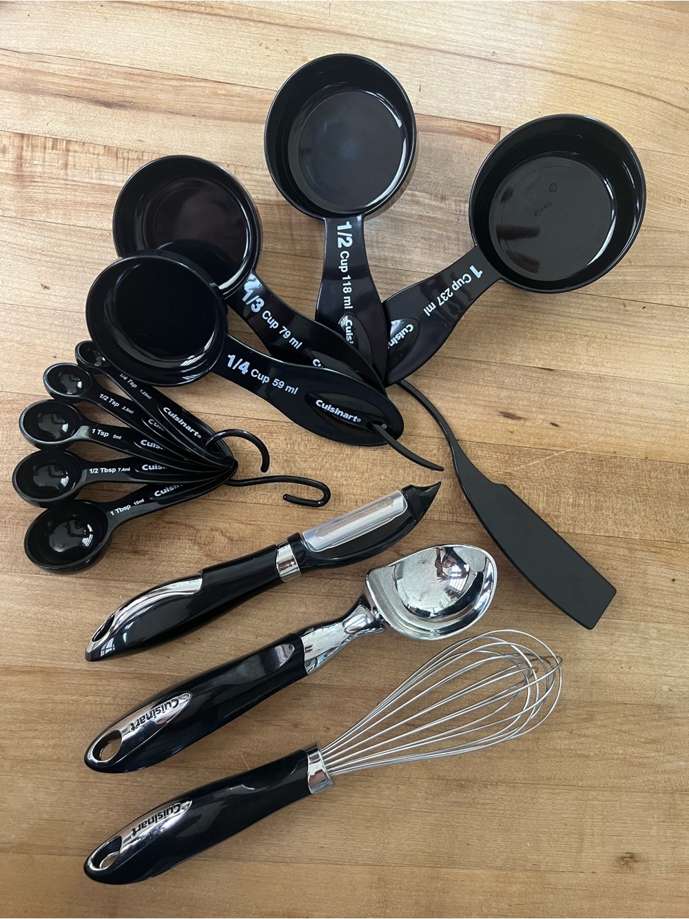 Cuisinart Black Measuring Cup & Utensil Set - 12-Piece Kitchen Prep Kit
